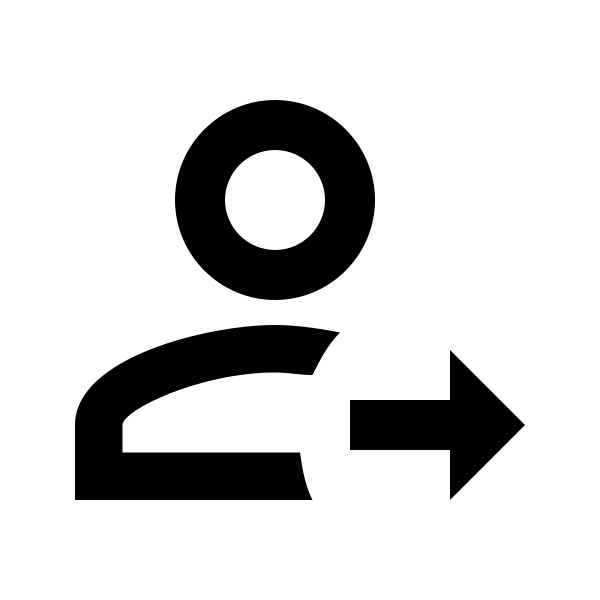 Account Arrow Right Outline