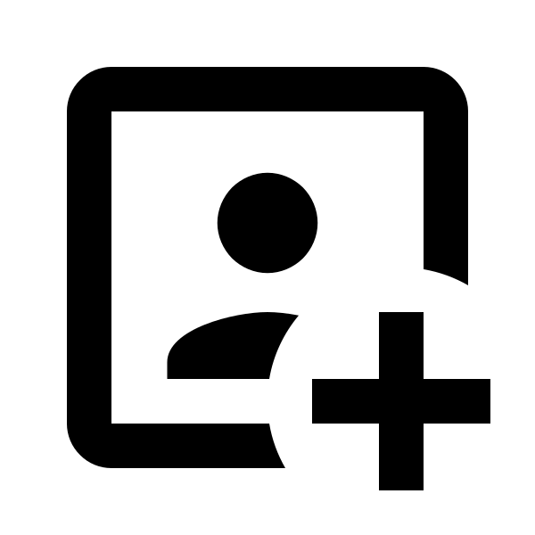 Account Box Plus Outline
