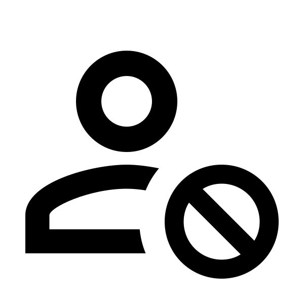 Account Cancel Outline