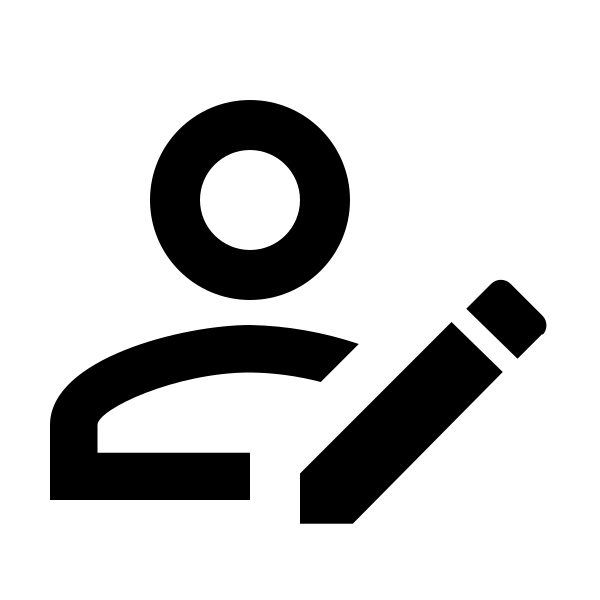 Account Edit Outline
