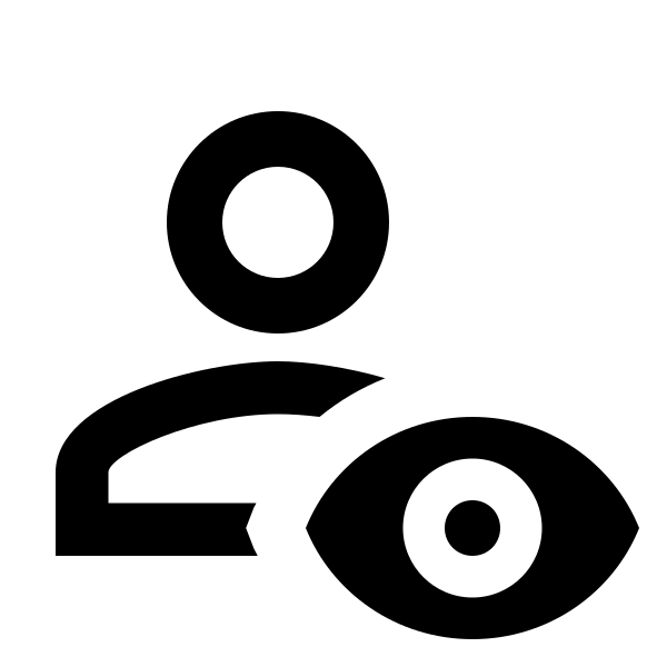Account Eye Outline