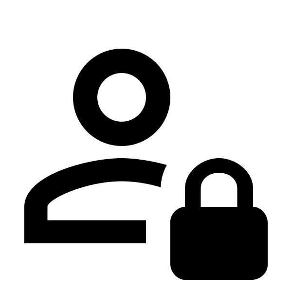 Account Lock Outline
