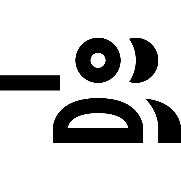 Account Multiple Minus Outline