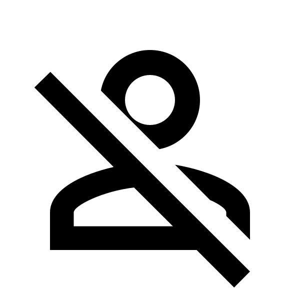 Account Off Outline
