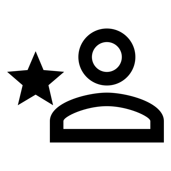 Account Star Outline