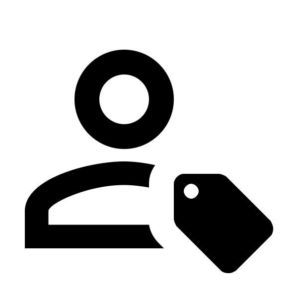 Account Tag Outline