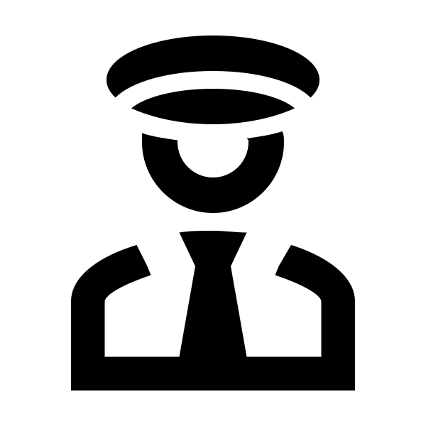 Account Tie Hat Outline