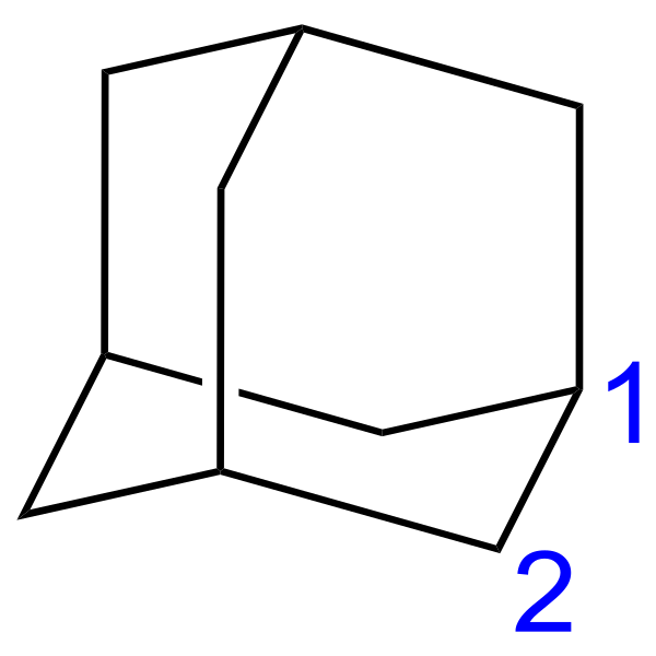 Adamantane Numbering