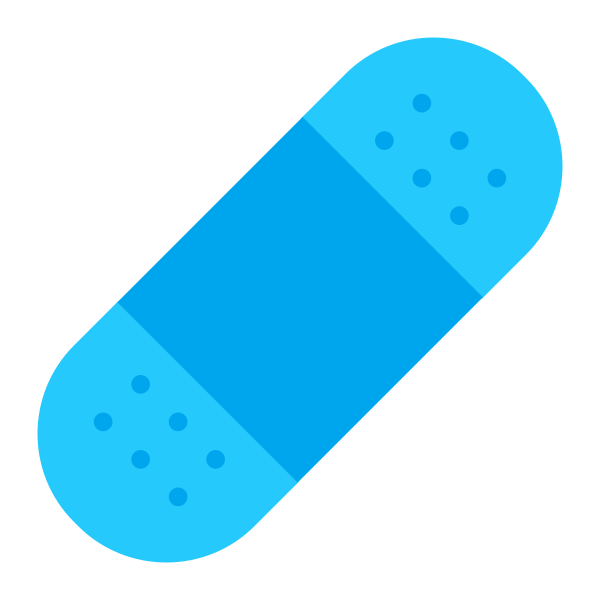 Adhesive Bandage Flat Vector