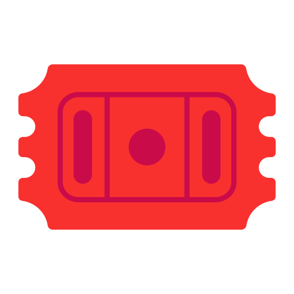 Admission Tickets Flat Vector