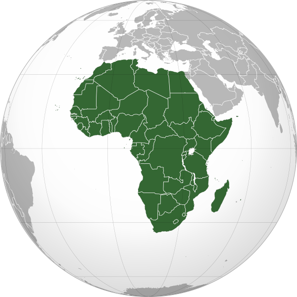 Africa (orthographic Projection)