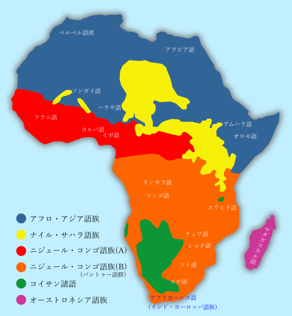 African Language Families Ja
