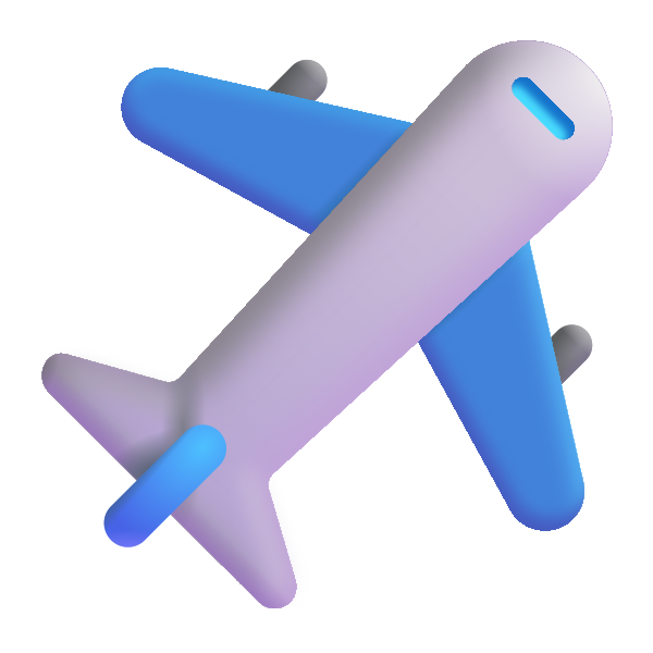 Airplane Color Vector