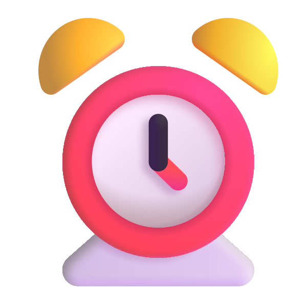 Alarm Clock Color Vector