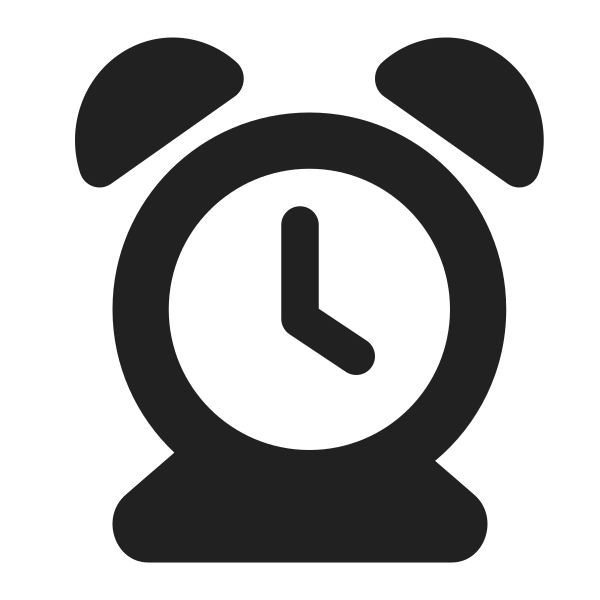 Alarm Clock High Contrast