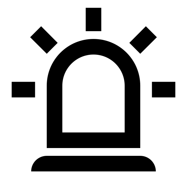 Alarm Light Outline