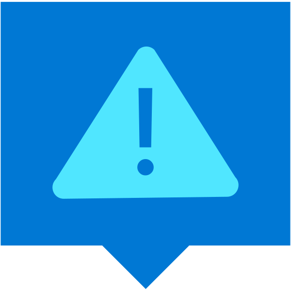 Alert Blue Vector