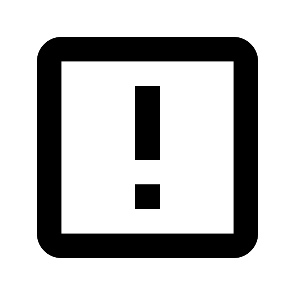 Alert Box Outline