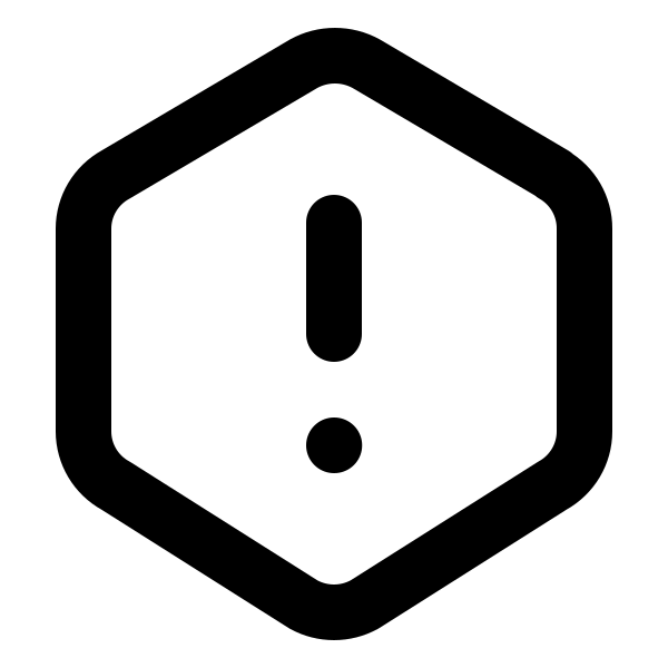 Alert Hexagon