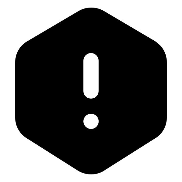 Alert Hexagon
