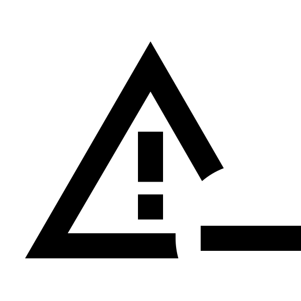 Alert Minus Outline