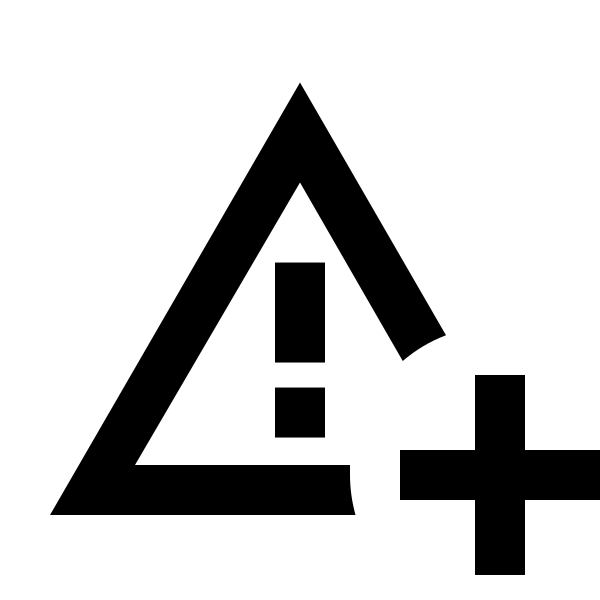 Alert Plus Outline