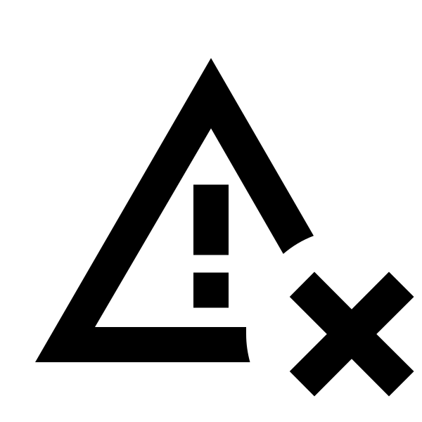 Alert Remove Outline