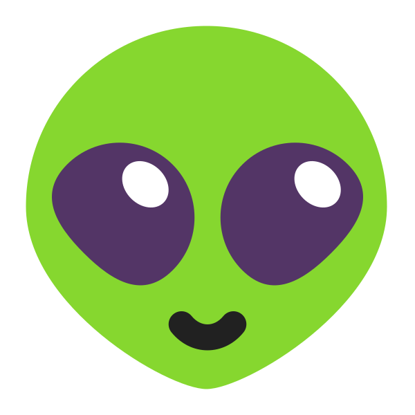 Alien Flat Vector