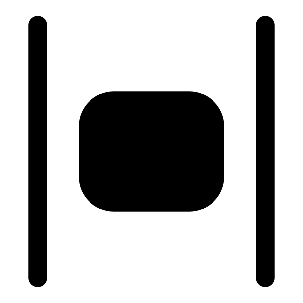 Align Horizontal Spacing Vector
