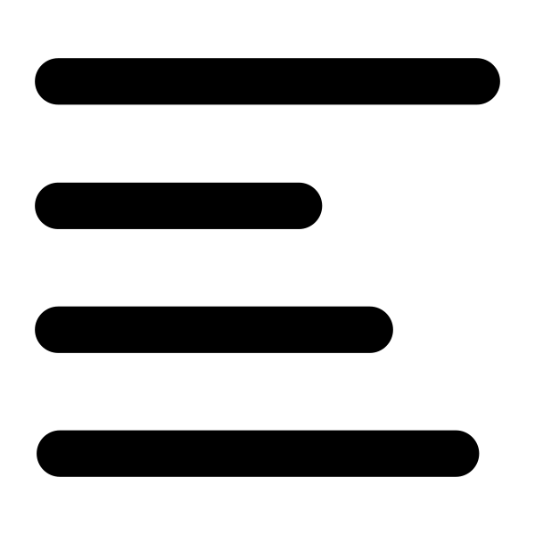 Align Left Vector