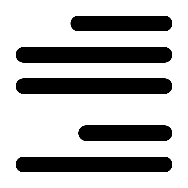 Align Letter Right