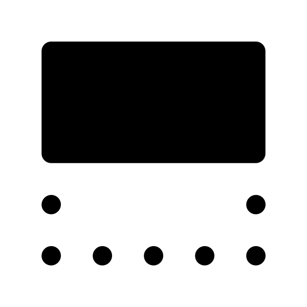 Align Top Box Vector