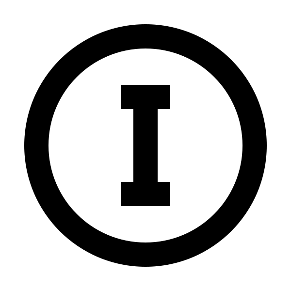 Alpha I Circle Outline