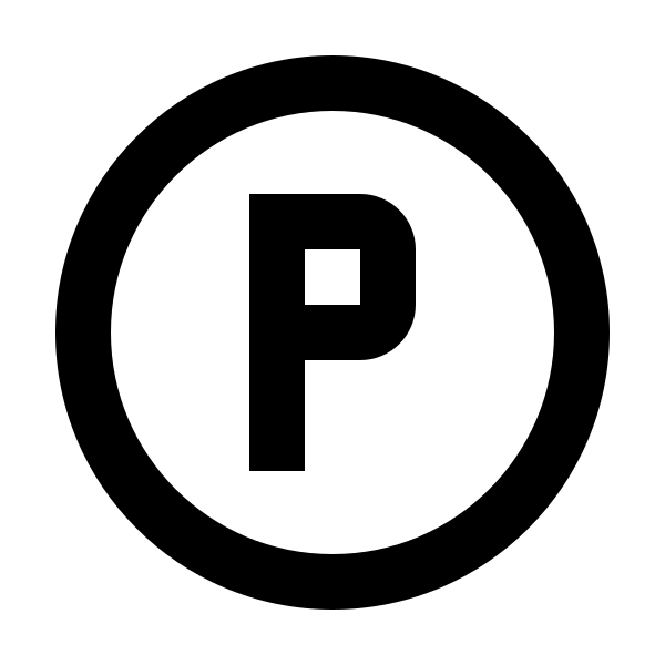 Alpha P Circle Outline