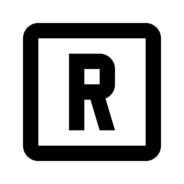 Alpha R Box Outline