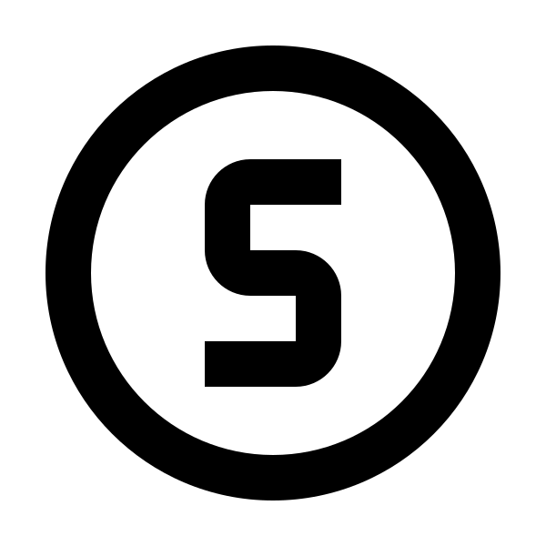 Alpha S Circle Outline