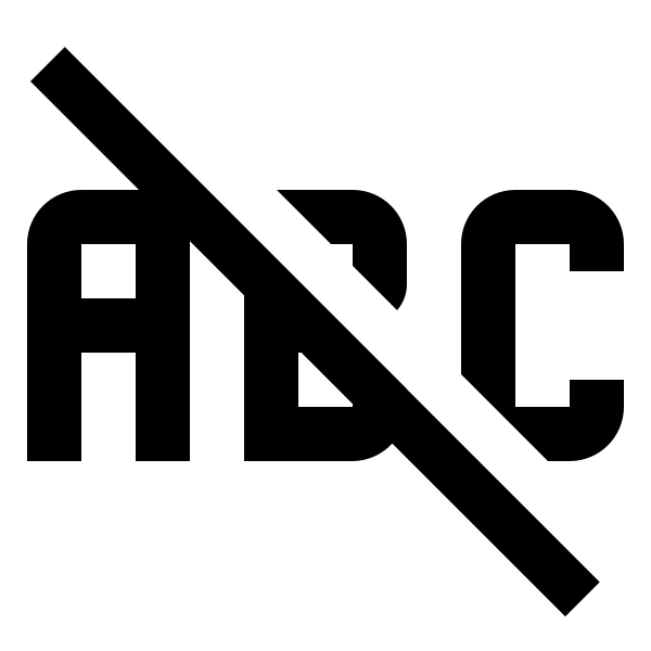 Alphabetical Variant Off