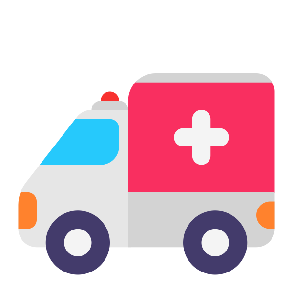 Ambulance Flat Vector