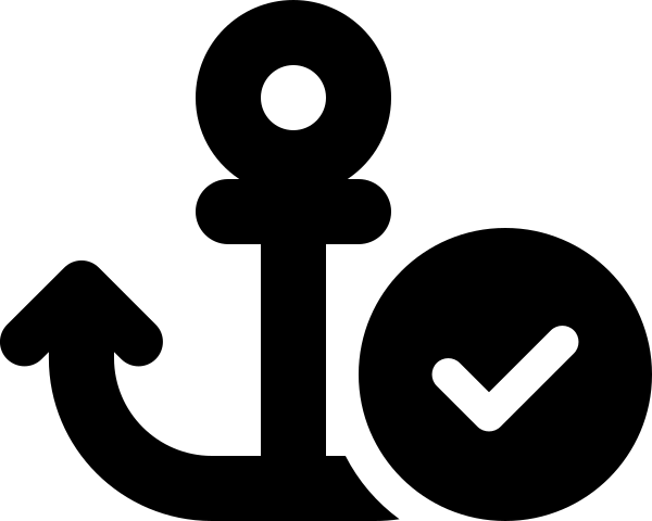 Anchor Circle Check