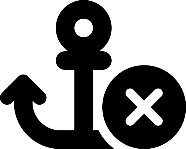 Anchor Circle Xmark