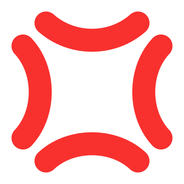 Anger Symbol Flat