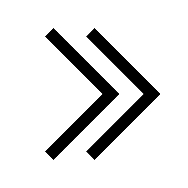 Angle Double Right Solid Vector