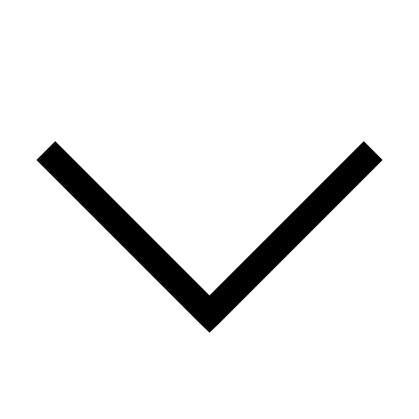 Angle Down Solid Vector