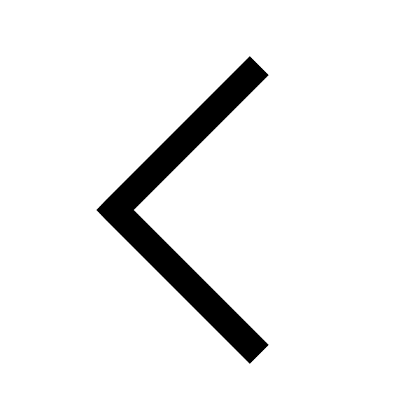 Angle Left Solid Vector