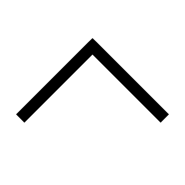 Angle Up Solid Vector