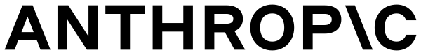 Anthropic Black Wordmark Vector