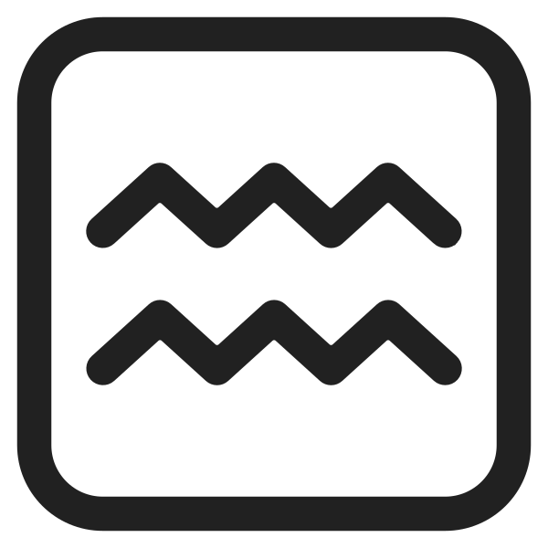 Aquarius High Contrast Vector
