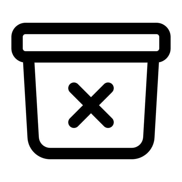 Archive Box X Mark
