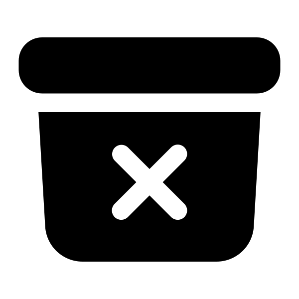 Archive Box X Mark
