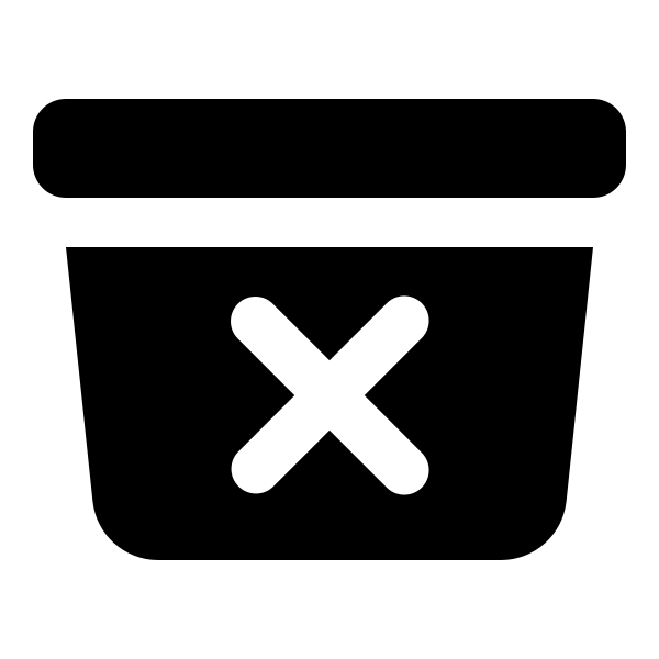 Archive Box X Mark